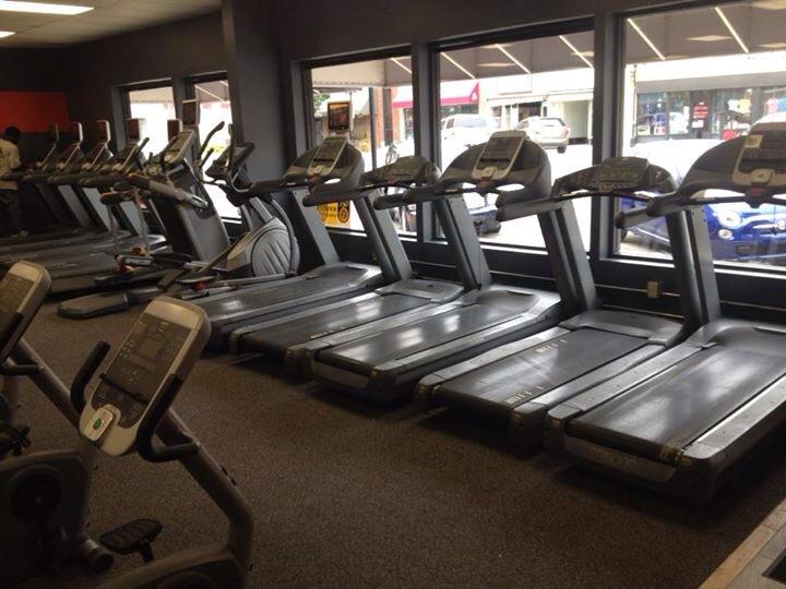 View of the treadmills at the fitness center at Ottawa Country Club